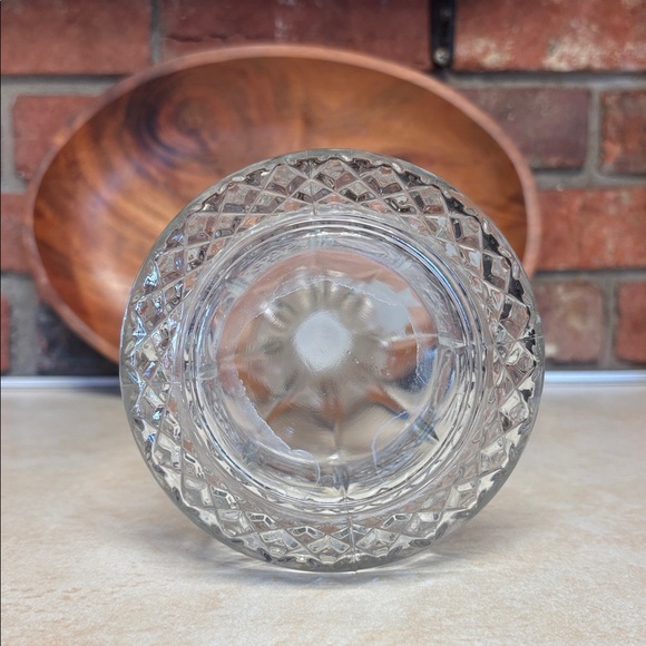 Vintage  Les Verres Italian Mid-Century Pressed Glass Decanter - Picture 5 of 10